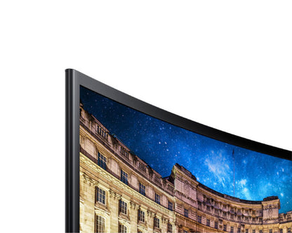 Samsung 24 Inch Monitor - 24" CF39 FHD AMD FreeSync Curved Monitor with Super Slim Design C24F396