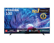 تلفزيون توشيبا الذكي 100 بوصة UHD QLED، 144 هرتز، أسود - 100Z670NW