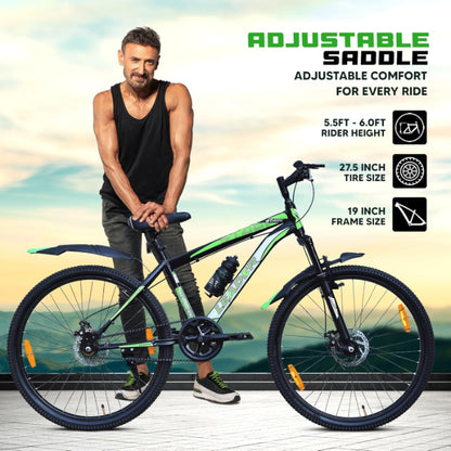 Leader Spyder Mountain Bike, Single Speed, 27.5 Inch Wheel Size for Men 27.5T