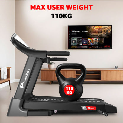 PowerMax TDM-97 Motorised Treadmill