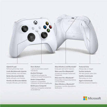 Microsoft  Xbox Wireless Controller Robot in White QAS-00007
