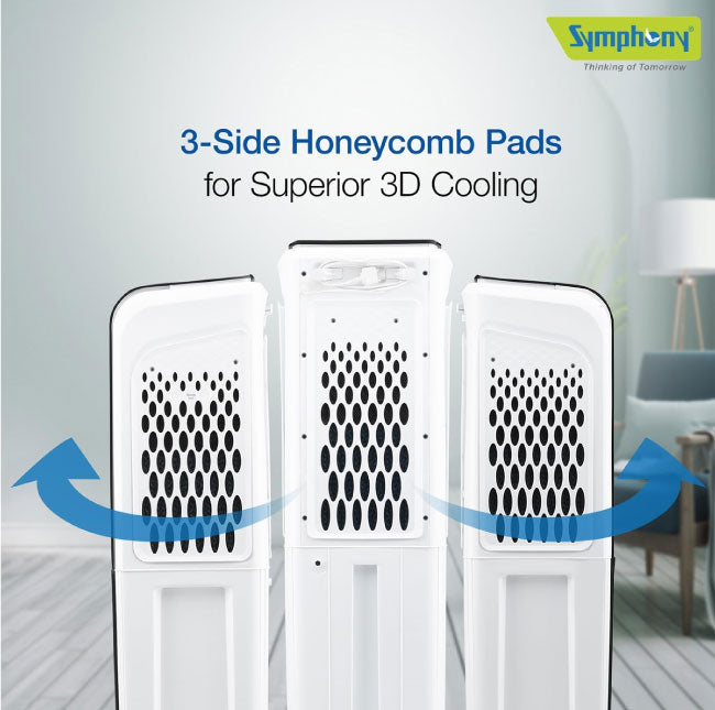 Symphony Diet 3D 55i Tower Air Cooler 55L with Remote 