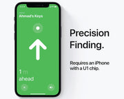 Apple AirTag Track & Locate with Find My Network, See Direction, Find Items by Asking Siri, Use with Keys MX532ZE/A