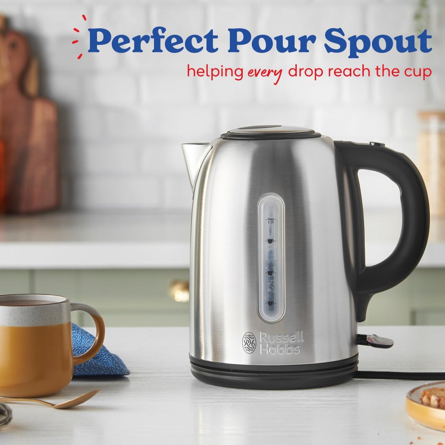 Russell Hobbs Snowdon Stainless Steel Kettle 20441