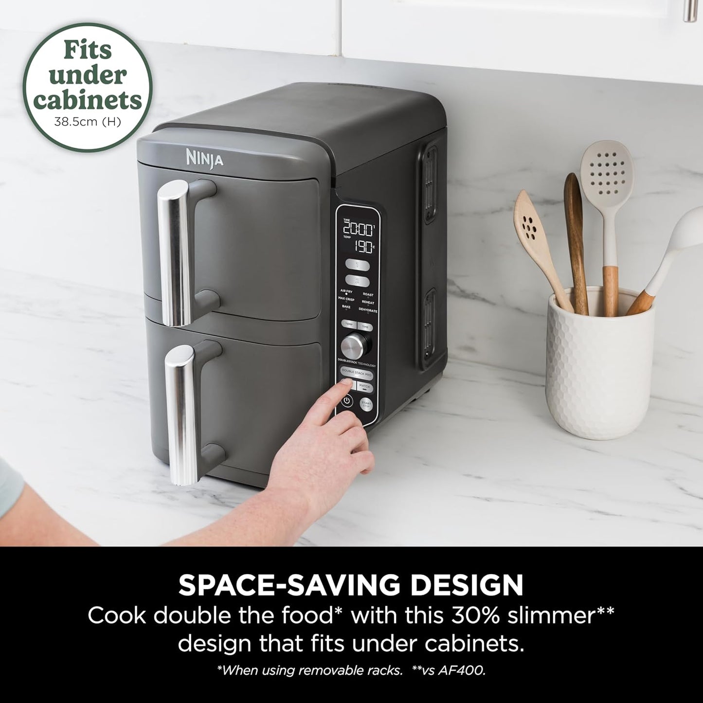 Ninja DoubleStack XL 2-Drawer Air Fryer SL400ME