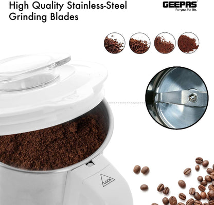 Geepas Coffee Grinder GCG6105 450W Electric Grinder