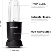 NutriBullet 900W 9-Piece High Speed Blender NB-201S