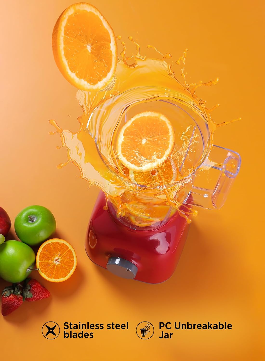 Olsenmark 2-in-1 Juicer Blender Chopper Set OMSB2362N