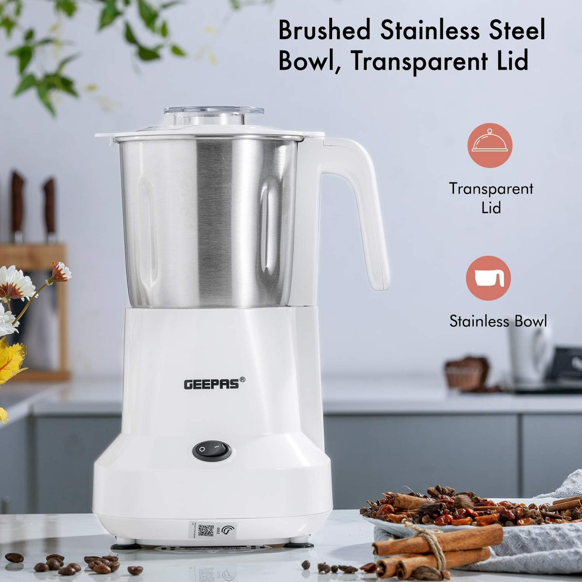 Geepas Coffee Grinder GCG6105 450W Electric Grinder