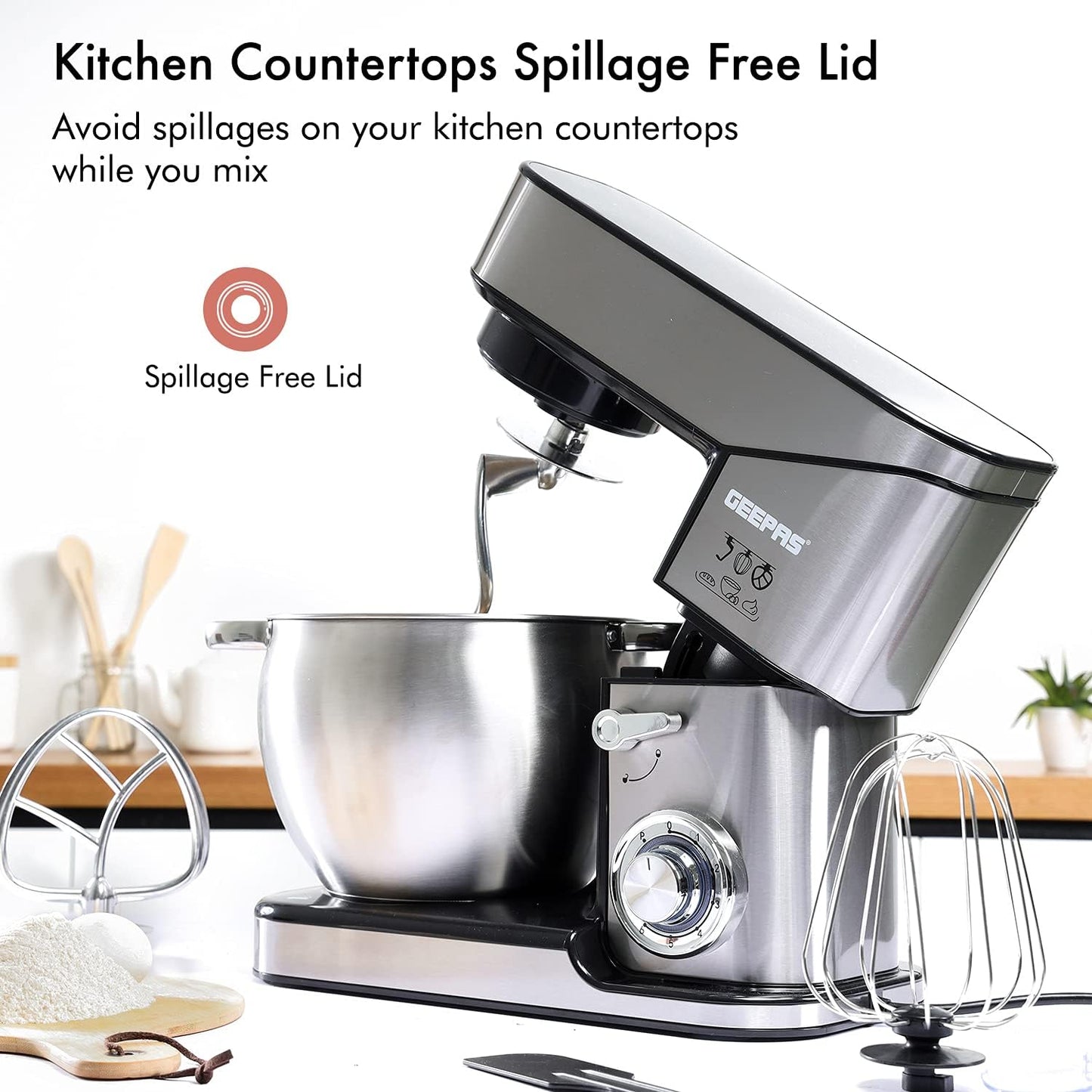 Geepas GSM43041 10L Kitchen Machine Stand Mixer