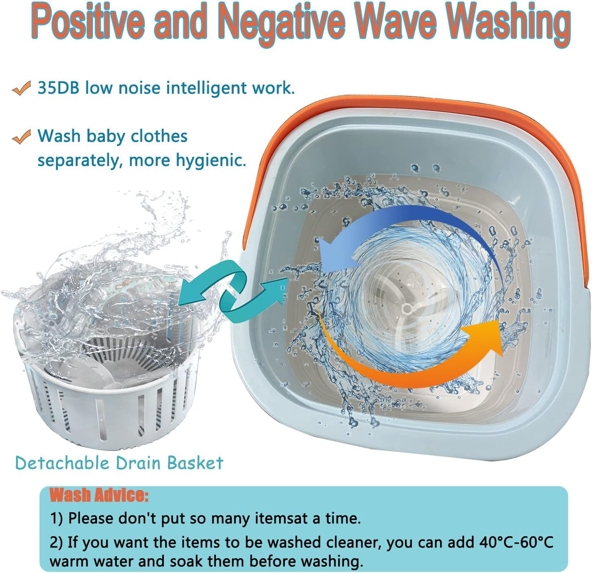 XYJ-01 Foldable Mini Washing Machine