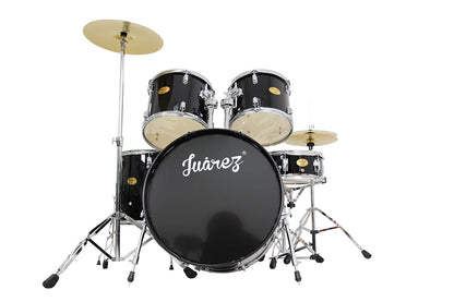 JUAREZ Obra Full Size 5-Piece Adult Acoustic Drum Set JRD500/BK