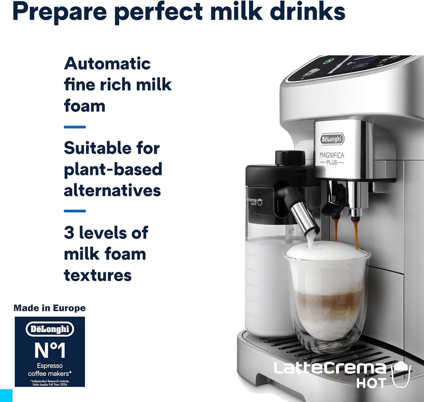De'Longhi Magnifica Plus ECAM322.70.SB Automatic Coffee Machine