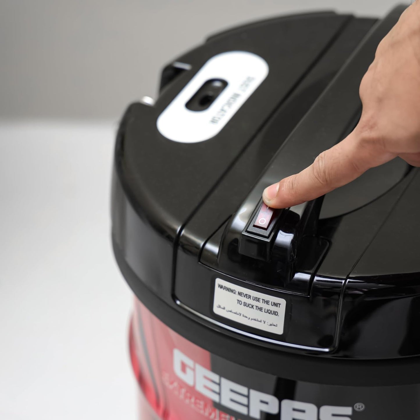 Geepas GVC2598 Drum Vacuum Cleaner - 2300W High Power