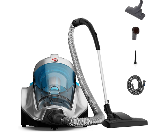 Hoover Power 7 Canister Vacuum Cleaner HC84-P7A-ME - 2400W, 4L