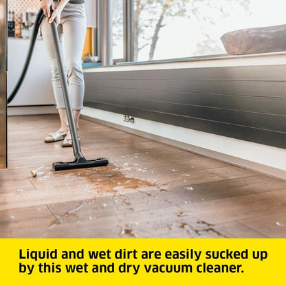Kärcher WD 3 Multi-Purpose Wet & Dry Vacuum Cleaner – 1000W, 17L