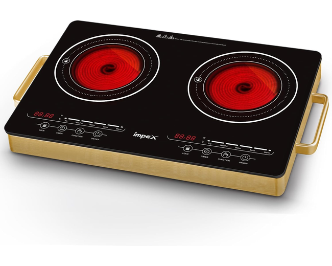 Impex IR2704 Double Infrared Cooktop