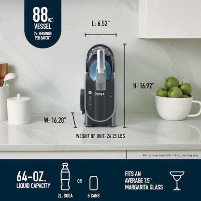 Ninja SLUSHi Professional Frozen Drink Maker with Rapid Chill 5 Preset FS301ME