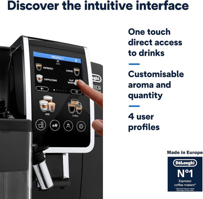 De'Longhi Dinamica Plus ECAM382.70.B Automatic Coffee Machine
