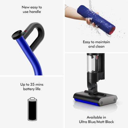 Dyson WashG1 Wet Floor Cleaner – Dual Roller, Ultra Blue/Matte Black