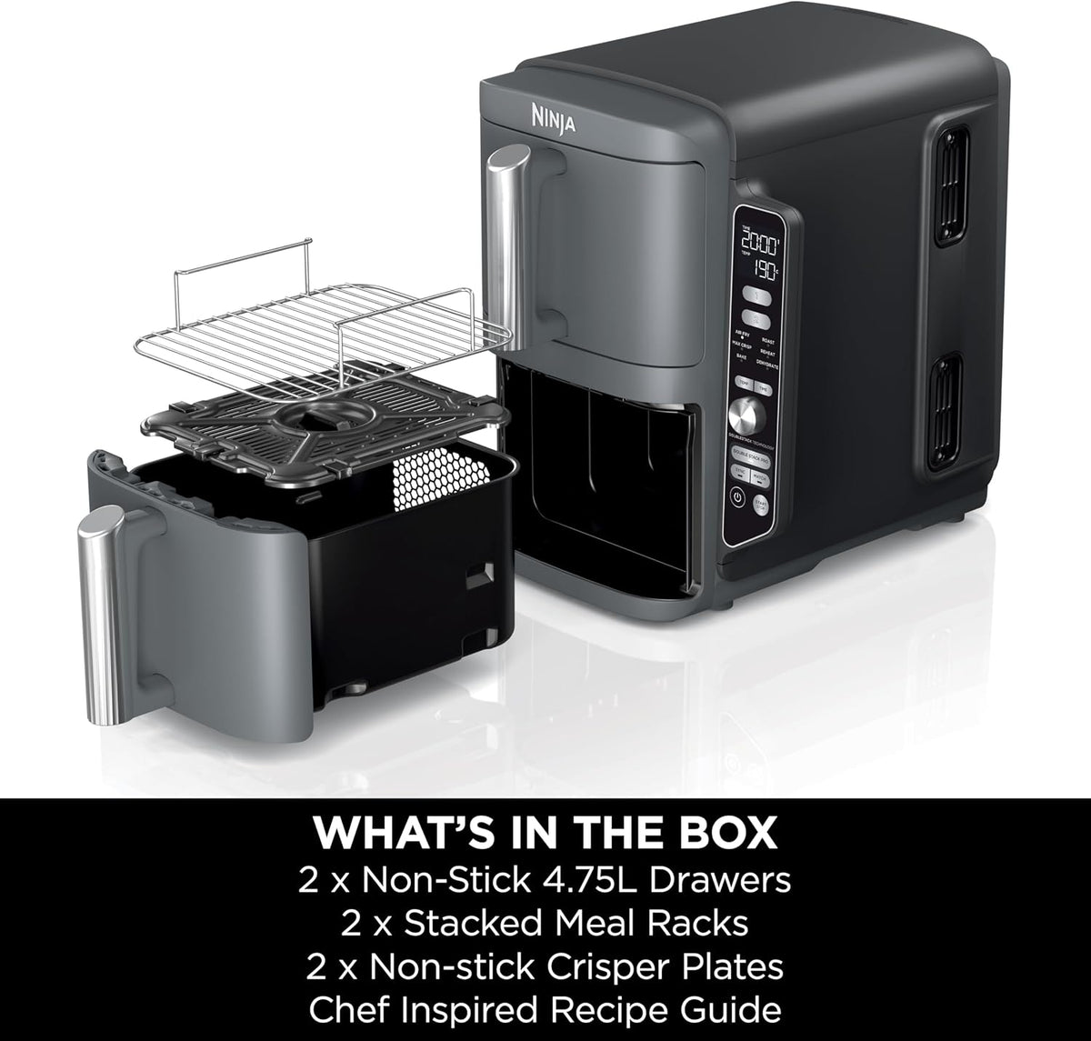 Ninja DoubleStack XL 2-Drawer Air Fryer SL400ME
