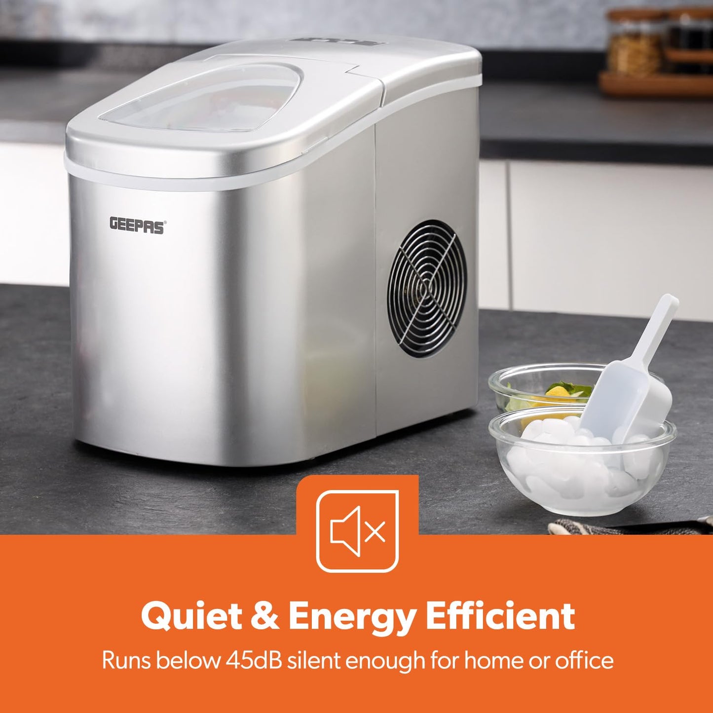 Geepas Portable Automatic Ice Maker GIM63015UK