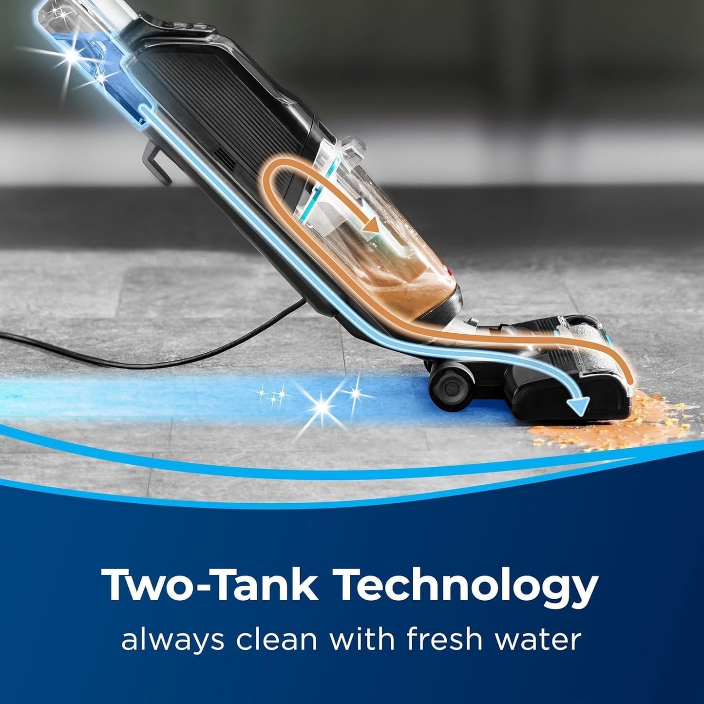 BISSELL CrossWave HF2 3845 Wet & Dry Multi-Surface Vacuum Cleaner – Corded, 420W