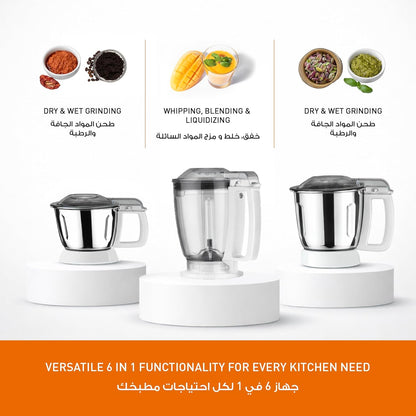 Panasonic MX-AC300 mixer grinder in kitchen use