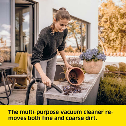 Kärcher WD 3 Multi-Purpose Wet & Dry Vacuum Cleaner – 1000W, 17L