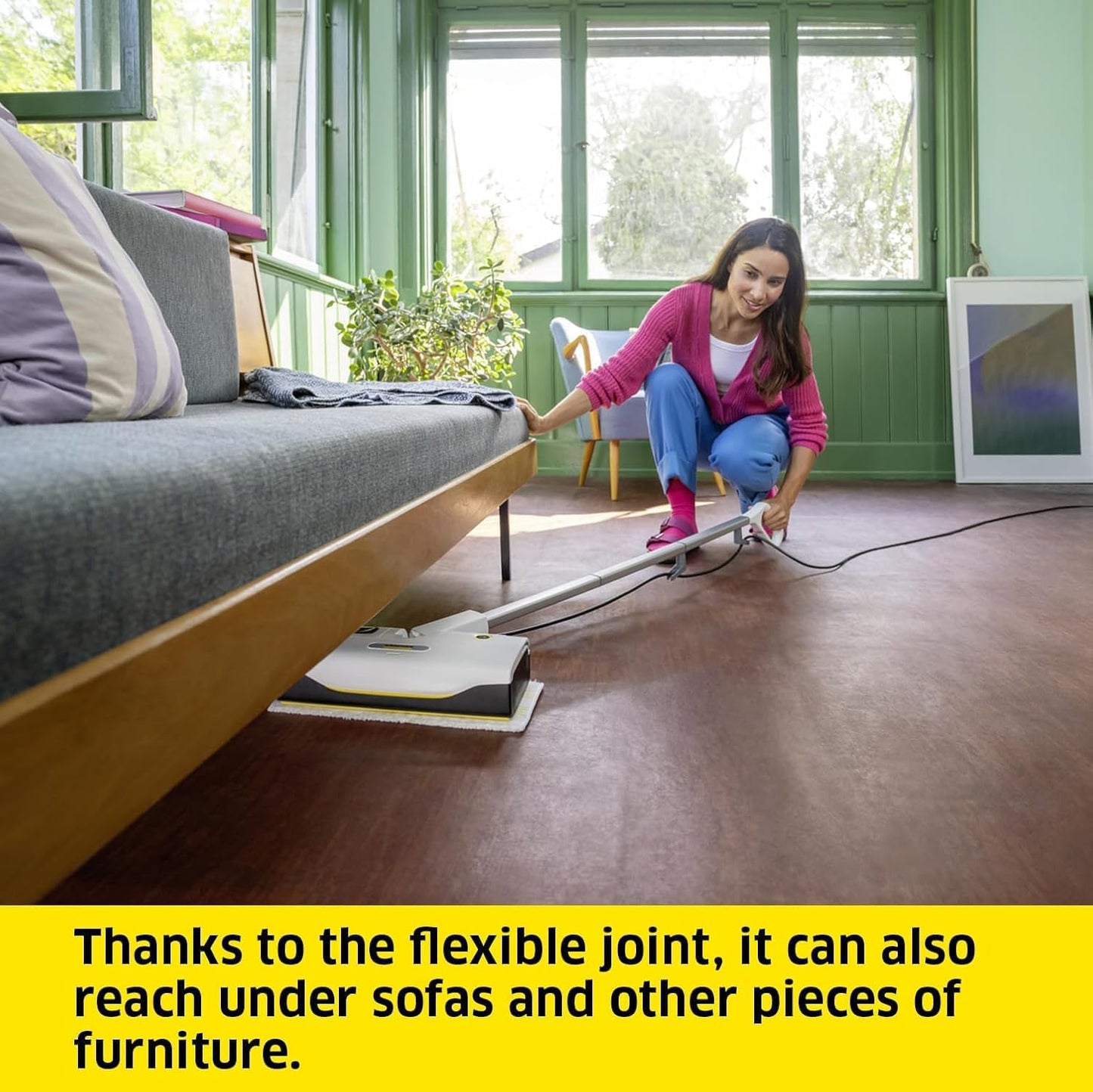 Karcher SC 1 Upright Steam Cleaner Lightweight Handheld Steam Mop Surface Cleaning