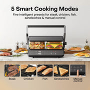 Nutricook 2000W Ceramic Contact Grill CG240