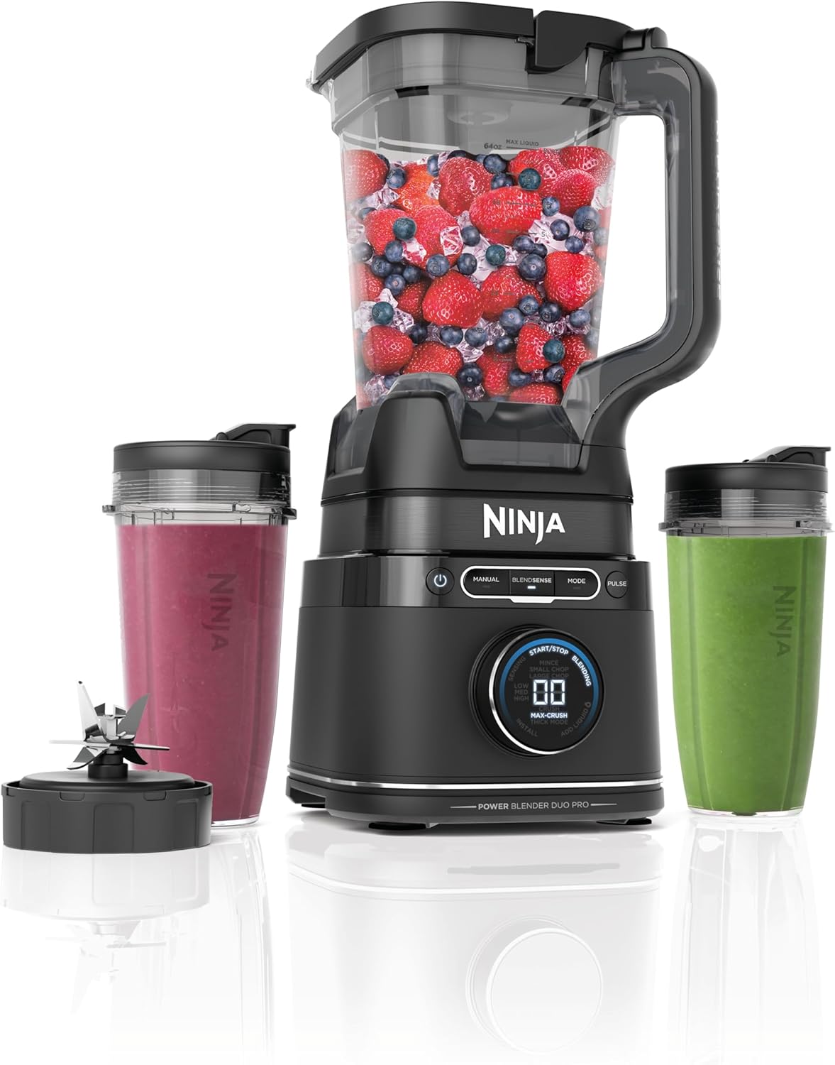 Ninja Detect Duo Power Blender Pro + Single Serve 1200W - BlendSense Technology