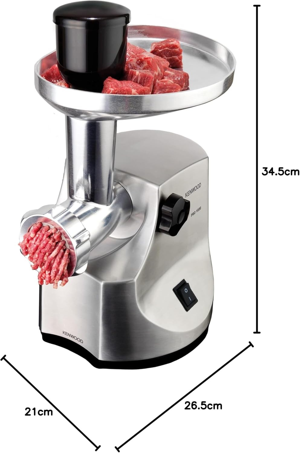 Kenwood MG40 Meat Grinder 2100W - Kibbeh & Sausage Attachments