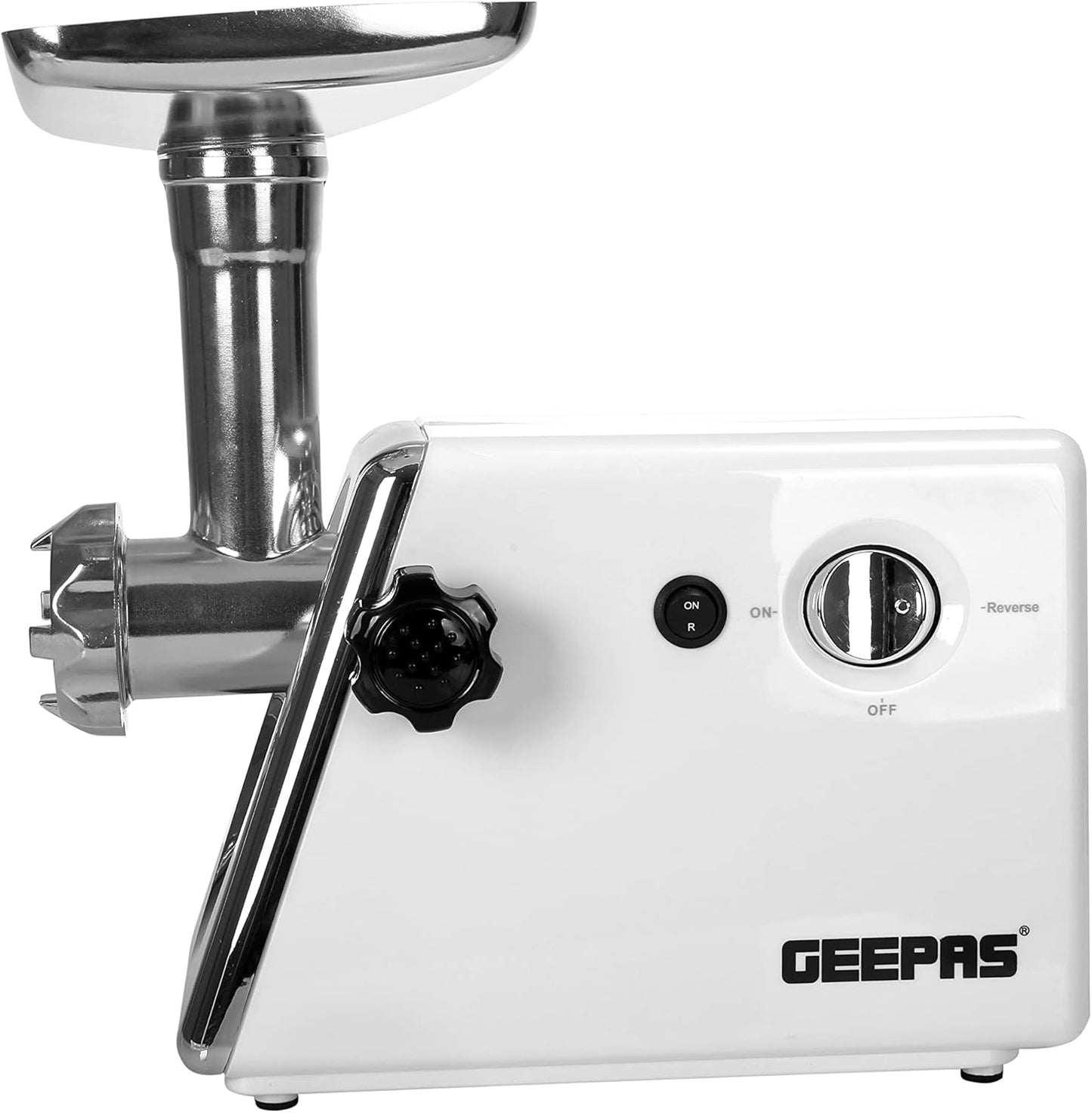 Geepas GMG746 1200W Meat Grinder - Stainless Steel Blade, Reverse Function