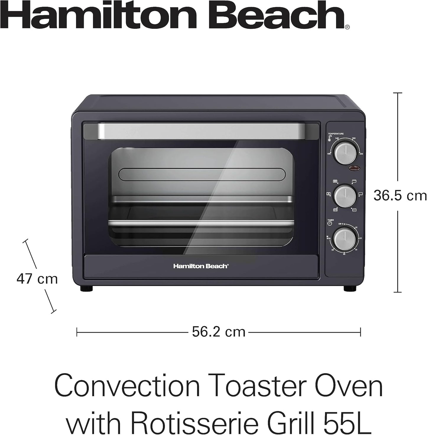 Hamilton Beach CTGL55-ME Convection Toaster Oven