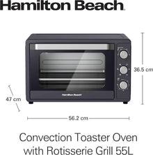 Hamilton Beach CTGL55-ME Convection Toaster Oven