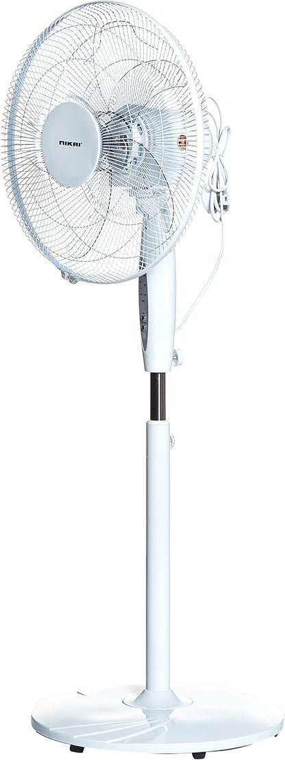 Nikai 16 Inch Pedestal Fan with Remote & Timer 45 Watts NPF1634RT