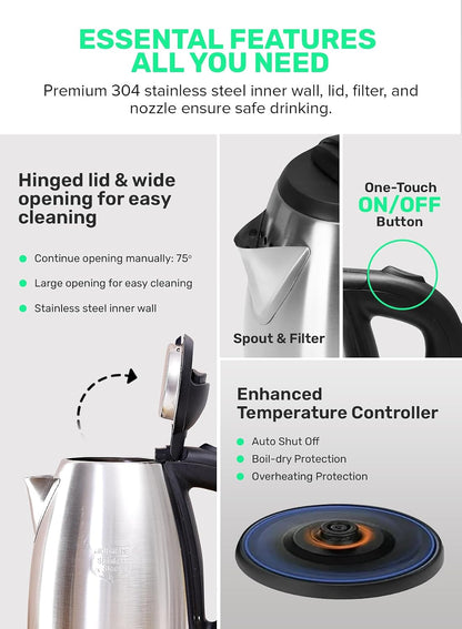 Geepas Stainless Steel Electric Kettle GK5454