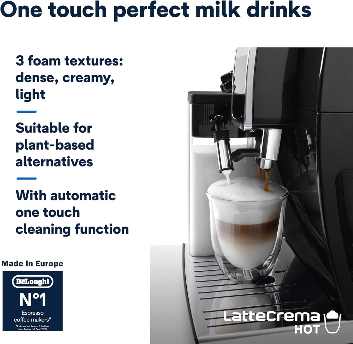 De'Longhi Dinamica Plus ECAM382.70.B Automatic Coffee Machine