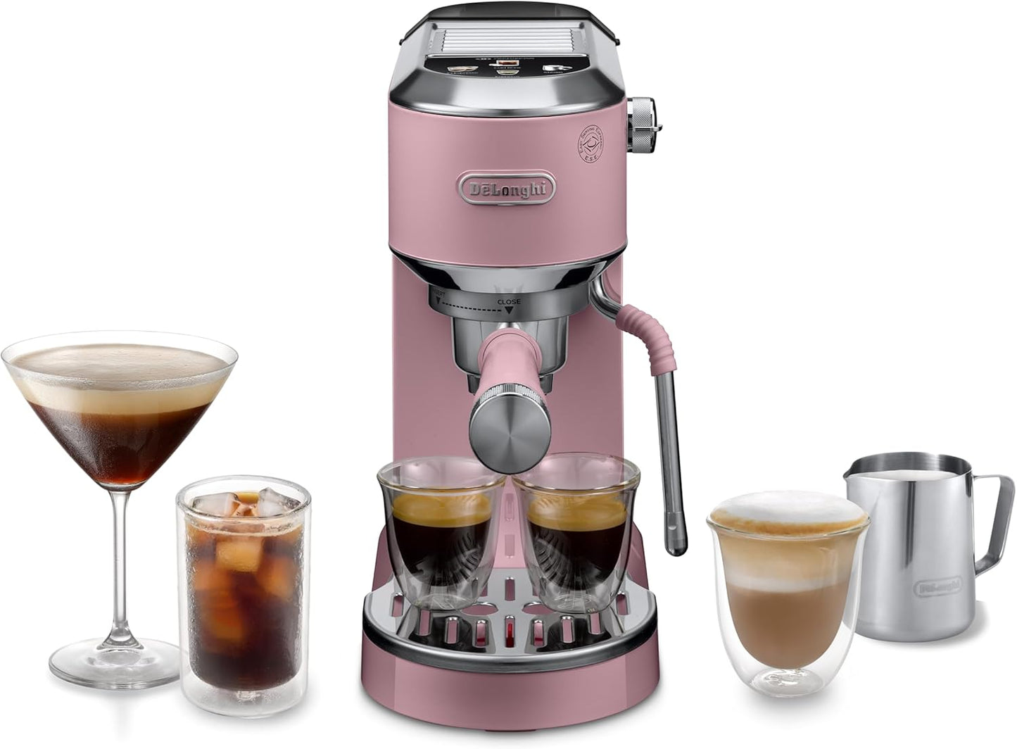De'Longhi Dedica Duo Espresso Machine EC890.PK - Pink
