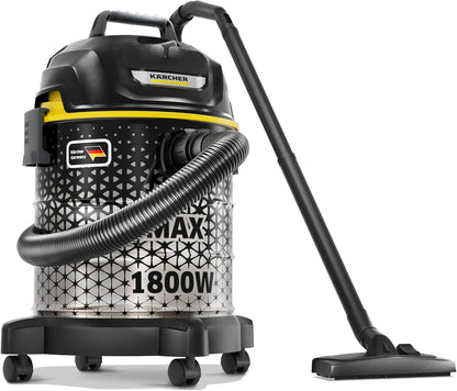 Karcher DVAC 1800 Bagless Vacuum Cleaner Technology with HEPA Filter and Easy Dust Container