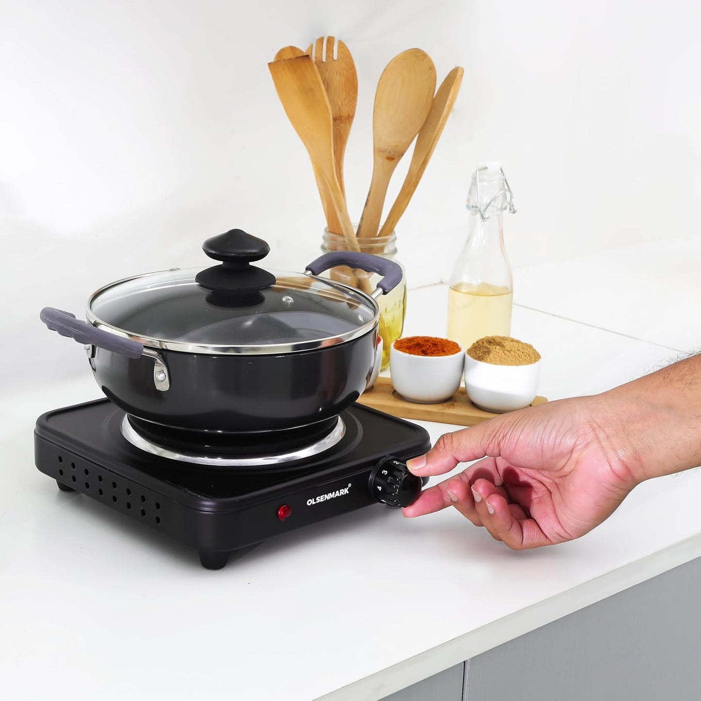 Olsenmark Single Burner Electric Hot Plate OMHP2033