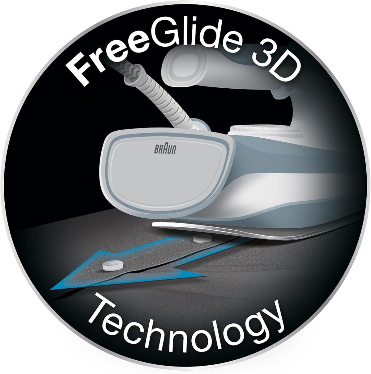 Braun TexStyle 5 Steam Iron FreeGlide 3D Technology 2700 Watts SI 5017