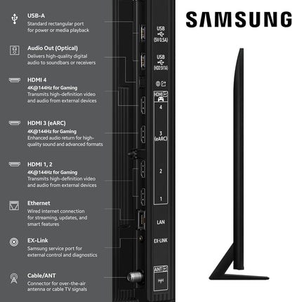 Samsung 85 Inch Class Neo QLED QN80F 4K Smart TV 2025
