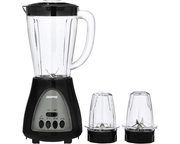 Geepas 3 In 1 Blender 400W GSB44034 Stainless Steel Cutting Blades Six Speed