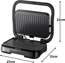 BLACK+DECKER Electric Panini Grill Sandwich Maker PCG1300-B5