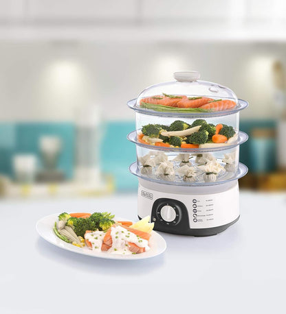BLACK+DECKER 3-Tier Food Steamer HS6000-B5