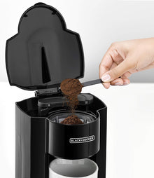 Black+Decker Coffee Maker DCM25N-B5 125ml Water Tank Compact Coffee Machine