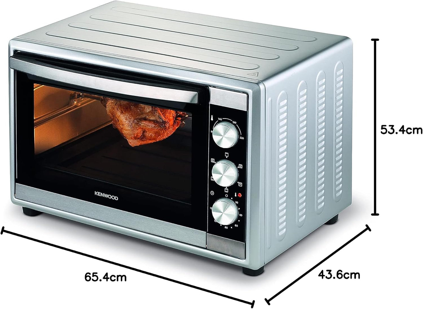 Kenwood 56L Toaster Oven Toaster Grill Large Capacity Double Glass  MOM56