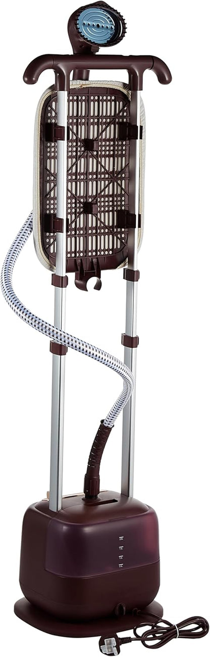 BLACK+DECKER Double Pole Garment Steamer 2400W 2L Tank 10 Steam GSTD2450-B5